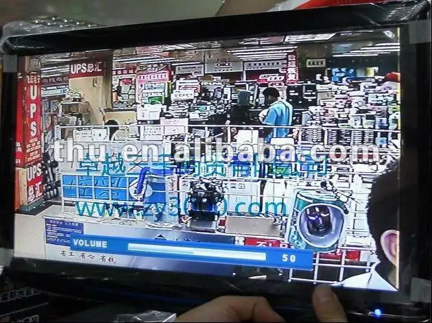 Гарантия 1 год новый запас 15-дюймовый 1024*768 * VGA 3 BNC HDMI DC 12В вход CCTV монитор для