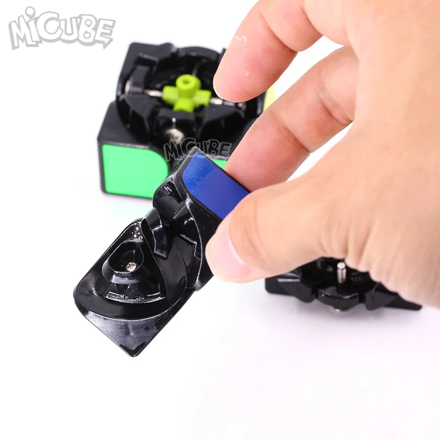 Mofangge Wuxia M 2x2 Магнитная Скорость Cube Черный Stickerless головоломки 50 мм игрушки для конкурса Cubo WCA чемпионата 2x2 по магниты