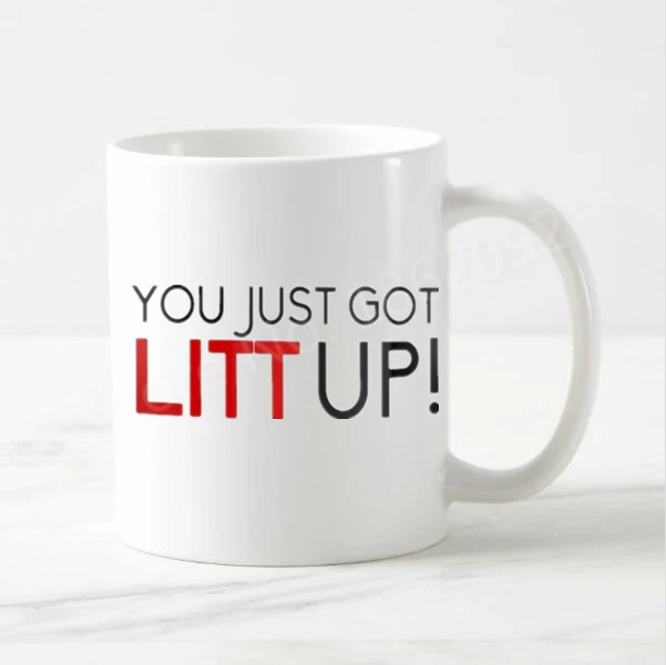 Novelty You Just Got Litt Up Coffee Mug Funny Quote Saying Drinking Cup White Ceramic Mugs Stylish Cool Present Gifts Xmas 11oz | Дом и сад