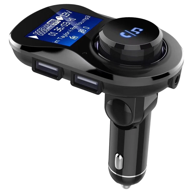 YASOKRO Bluetooth Handsfree автомобильный комплект fm передатчик беспроводной MP3 аудио плеер