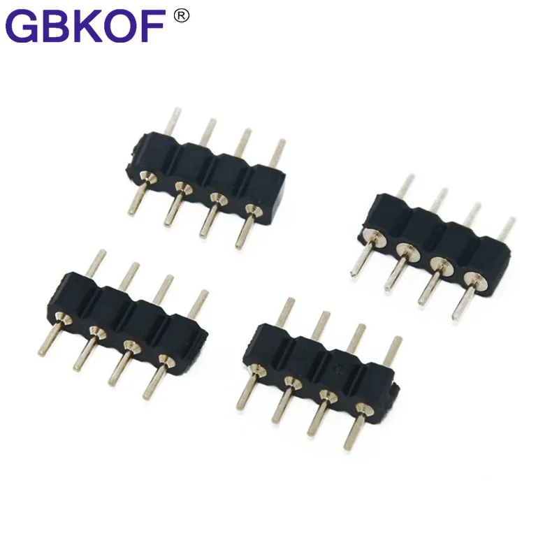 20 шт./лот 4 pin иглы 4pin RGB &quotмама&quot/&quotпапа&quot Тип Двойной для 3528 5050 цветных (RGB)