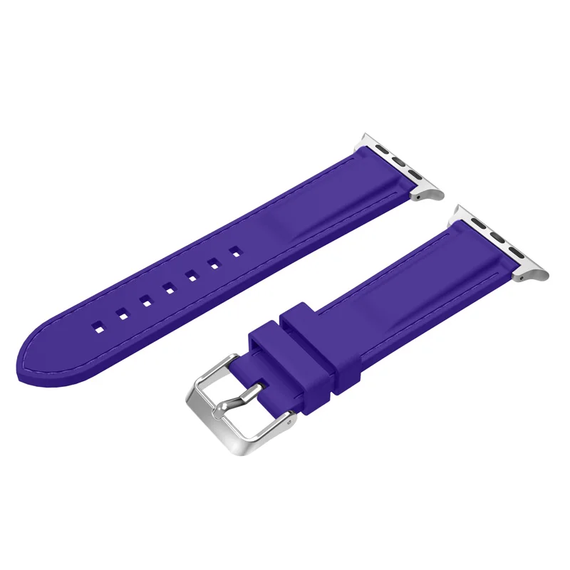 JANSIN спортивный ремешок для смарт-часов apple watch series 5 4 3 2 1 спортивная петля ремешок для apple watch браслет наручных часов iWatch, силиконовый ремешок 38/42/40/44 мм