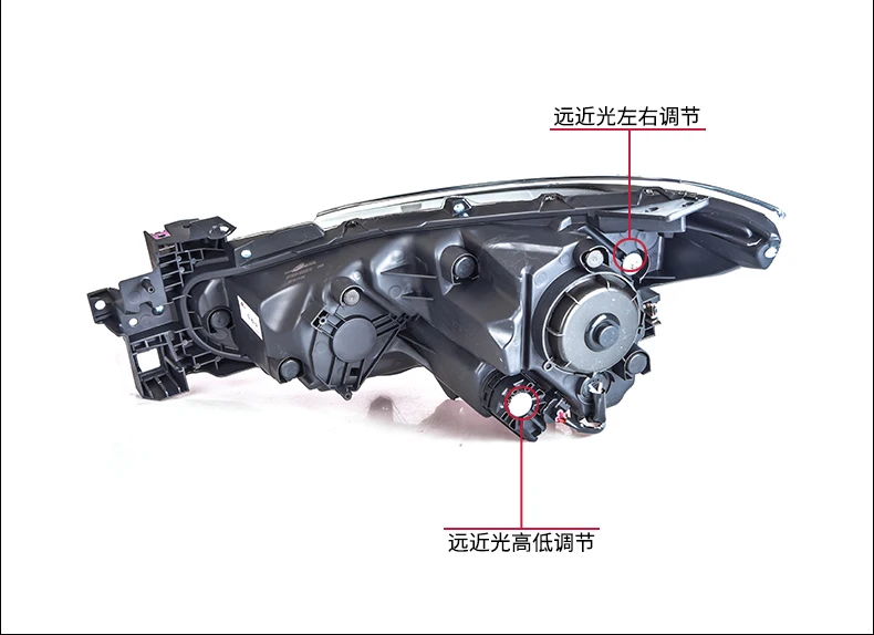KOWELL автомобильный Стайлинг для Mazda 3 светодиодные фары для Axela drl H7 hid Биксеноновые линзы ближнего света
