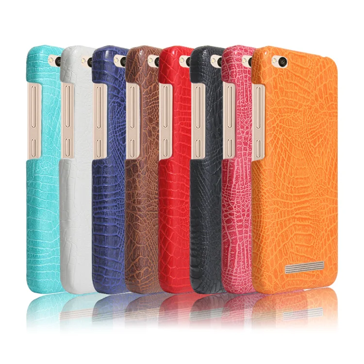 For Xiaomi Redmi 4A Case 5.0'' Luxury Crocodile Skin Shell PU Leather Protective Back Cover |