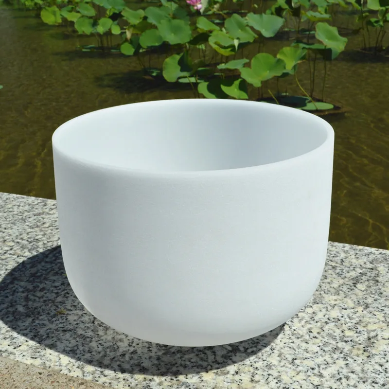 HF 11 дюймов любая нотка Классическая матовая Хрустальная Поющая чаша с игровым