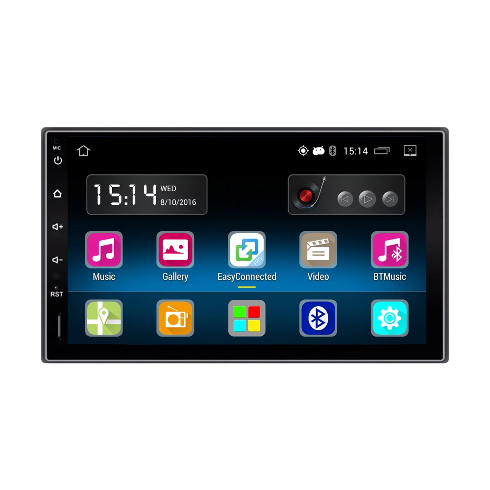 Latest 2 din 7 inch android 5.1 car radio GPS Navigation TFT Capacitive Touch Screen High Definition wifi steering-wheel | Автомобили и