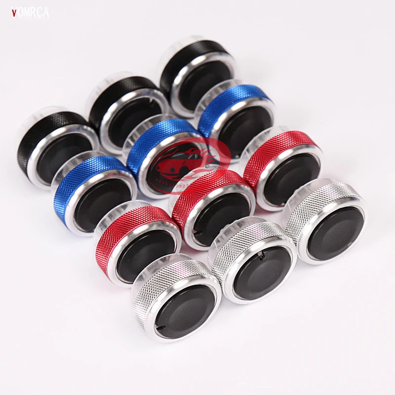 3Pcs Aluminum Alloy Air Conditioning Switch Classic for Ford Focus 2 MK2 focus 3 MK3 ST RS 2005-2014 Mondeo Knob Buttons | Автомобили и