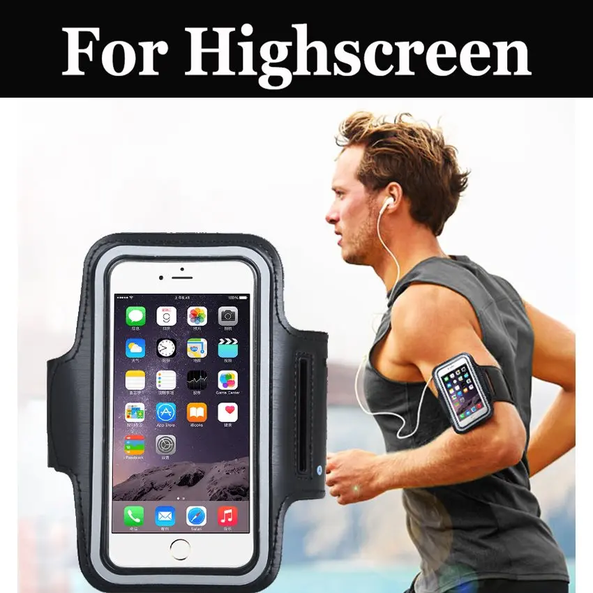Sports Case Holder Gym Exercise Arm Band For Highscreen Boost 3 SE EASY F PRO L S Pro XL Fest Power Five EVO Max 2 | Мобильные