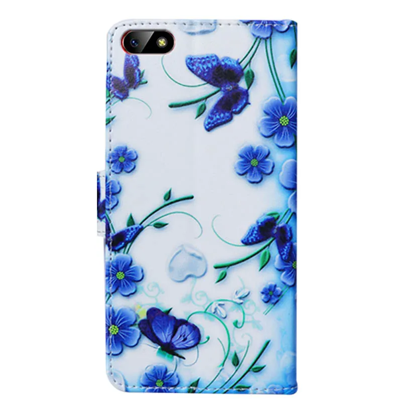 Fashion PU Leather Flip Print Wallet Case For BQ BQ-5002G Fun Cover Book 5.0&quot Ultra-thin Phone | Мобильные телефоны и