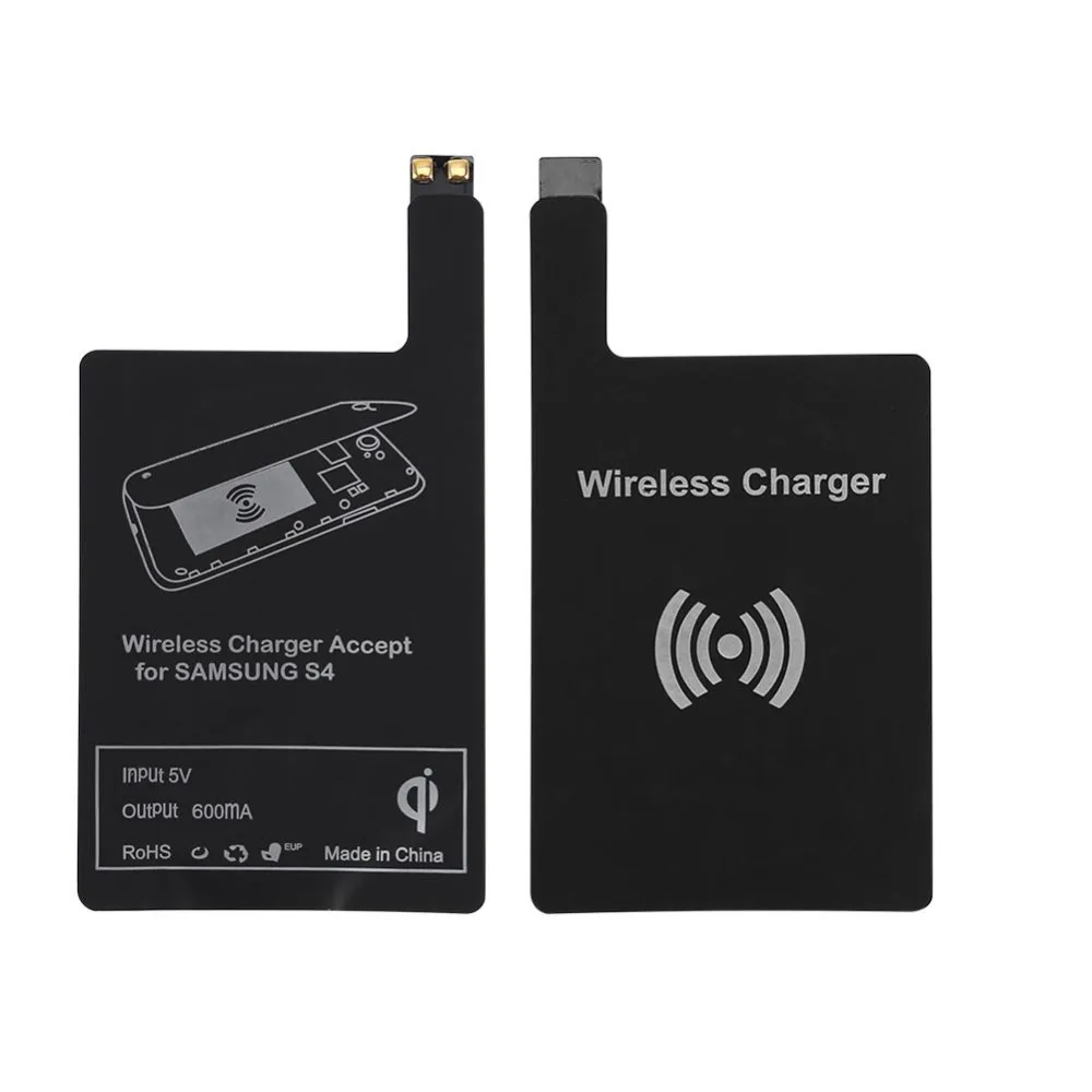 Qi Беспроводное зарядное устройство приемник комплект микро USB и тип-c наклейка для зарядки приемник для samsung Galaxy S3 S4 S5 Note2 Note3 Note 4