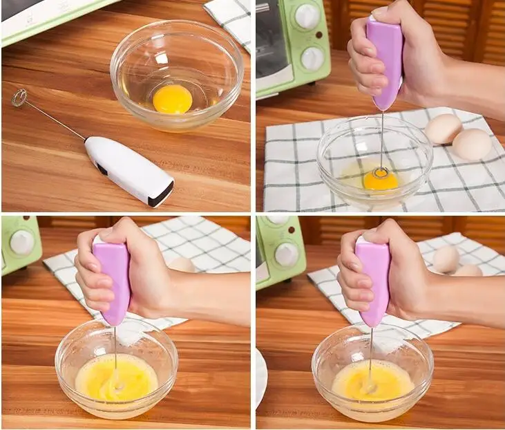 Нержавеющая сталь головы 1 шт. Кофе электрический молоко Frother Foamer Миксер с