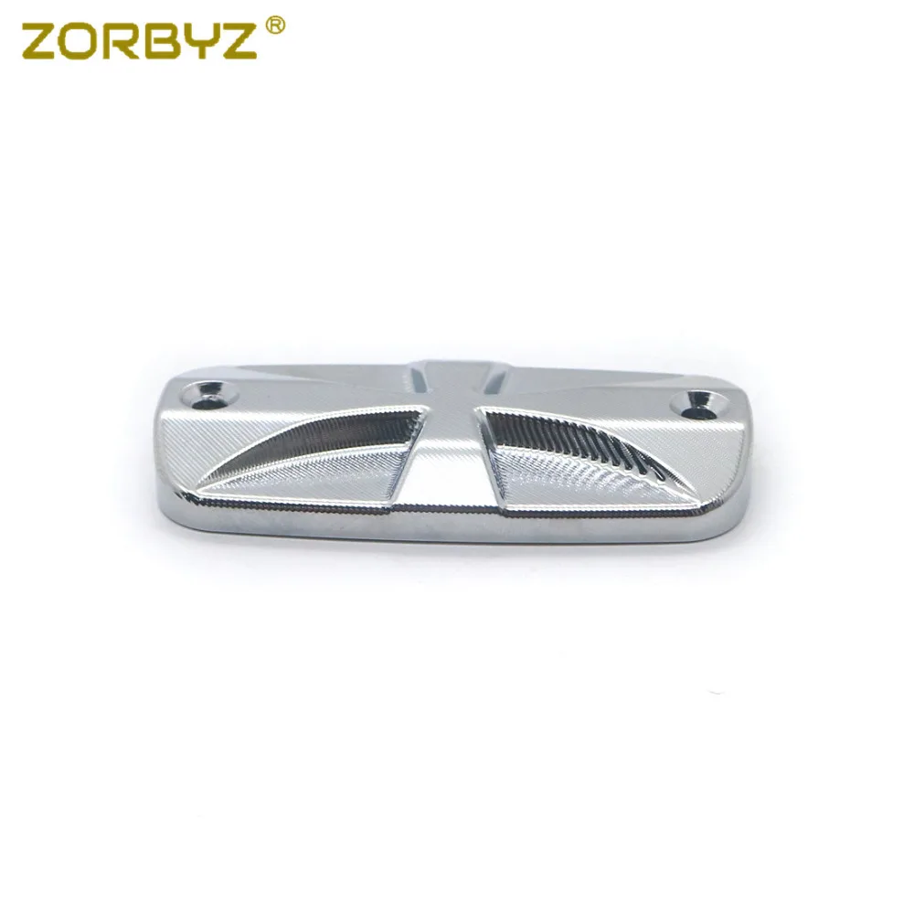 ZORBYZ мотоциклетная хромированная алюминиевая Крестовая передняя крышка