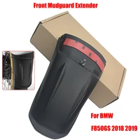 f850gs motorcycle black front mudguard extender fender splash extension pad for bmw f 850 gs f850 gs 2018 2019
