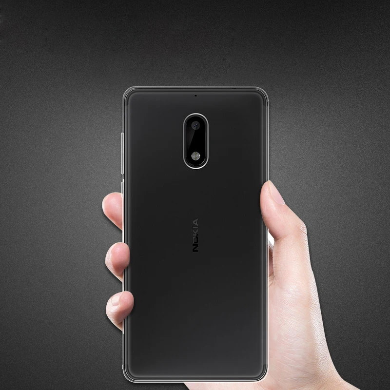 Чехол-накладка для телефона Nokia 6 мягкий прозрачный силиконовый чехол на Android 7