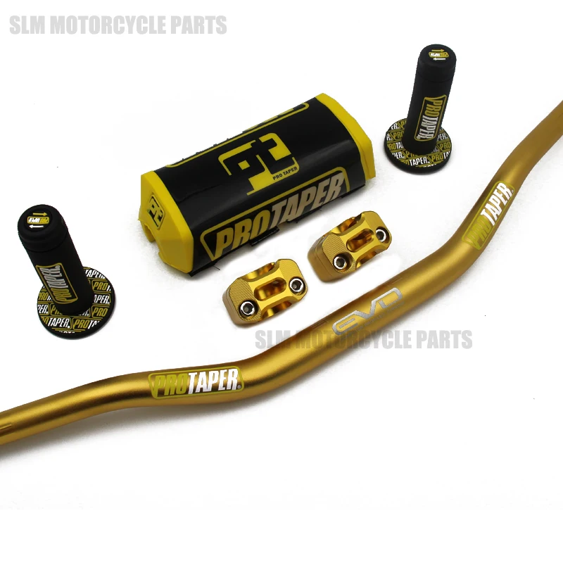 Металлический Mulisha пакет Fat Bar 1-1/" PROTAPER руль колодки с ручками ручки грязи питбайк Мотокросс Мотоцикл для KLX KTM черный