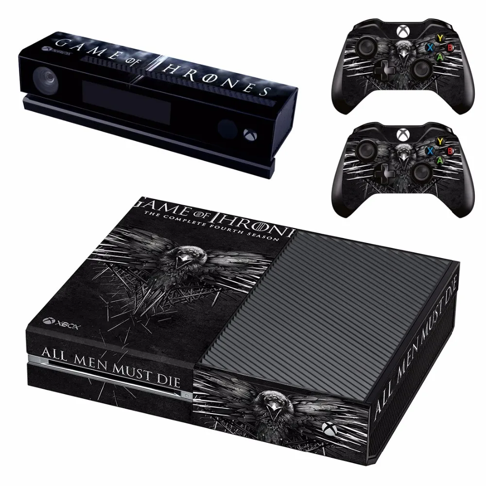 Виниловая наклейка для игры престолов Microsoft Xbox One консоли Kinect и 2 контроллера|game