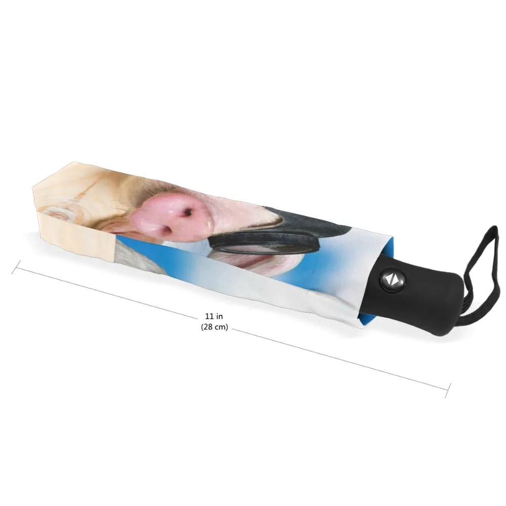 Креативный Зонт Летающая свинья автоматические женские зонты от дождя складной