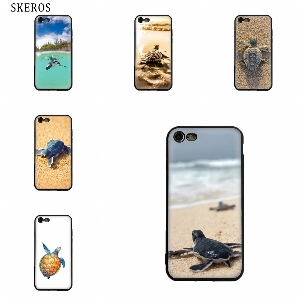 SKEROS Детские Симпатичные морской песок ТПУ телефон Мягкий чехол для Iphone X 5 5S Se 6 S 7 8