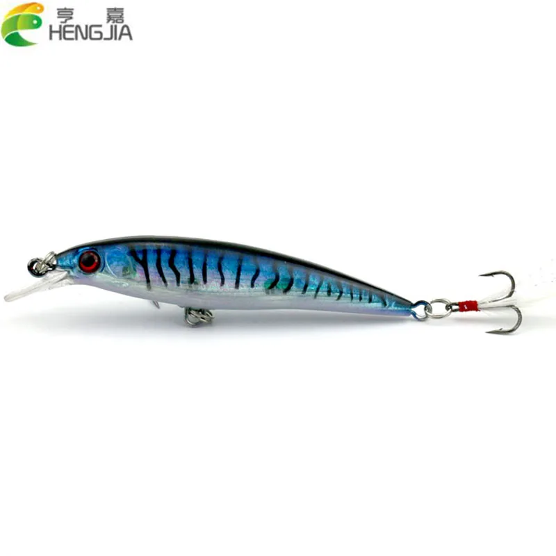 100 шт. 9 см 8 г 6# крючки купание minnow рыболовные приманки bass пайк карп воблер форель окунь пече рыбалка приманки pesca рыболовные снасти рыбалка воблеры