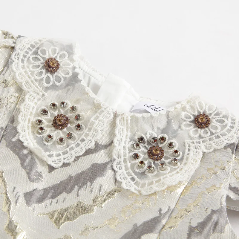 Детское платье принцессы для маленьких девочек рождественское праздничное от 3