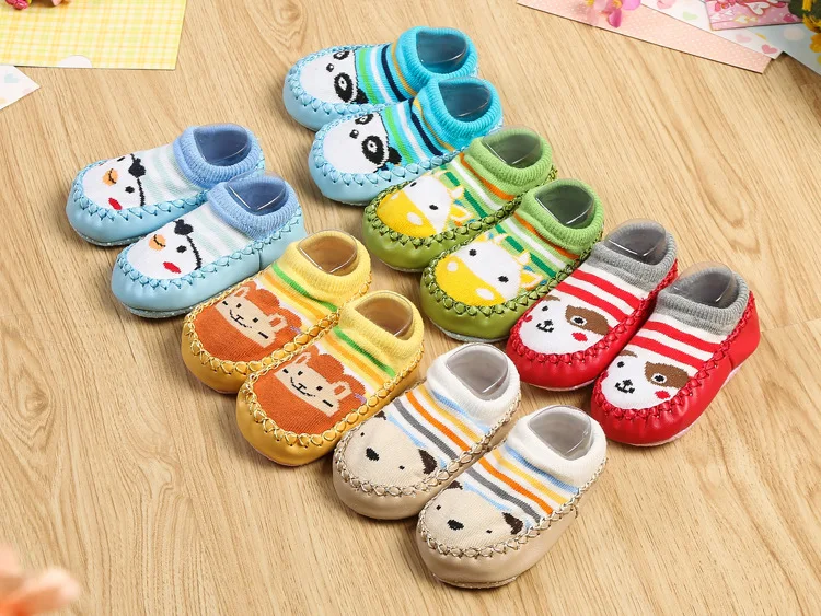 Новинка детская обувь носки Мультяшные подарок для младенцев детские пола в
