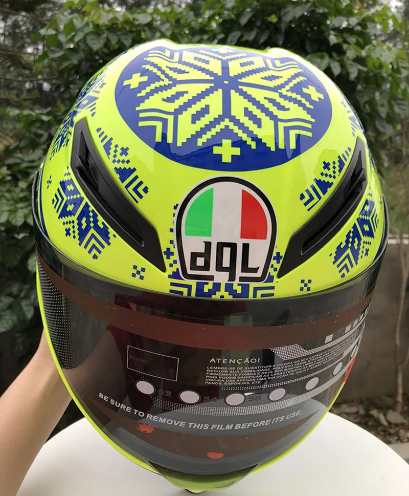 2019 полный уход за кожей лица безопасный шлем гоночный модульный с одним