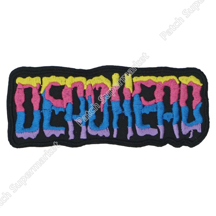 4." Grateful Dead Винтаж логотип Music Band патч 50% скидка на 10 Лот Вышитые Утюг на значок в стиле панк-рок тяжелый металл