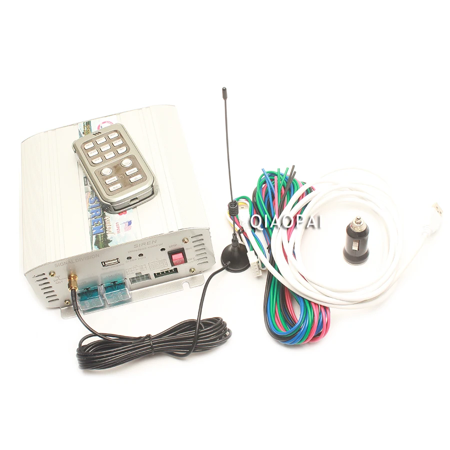 Динамик из нержавеющей стали 600 Вт полицейская сирена звук 12 В автомобильный