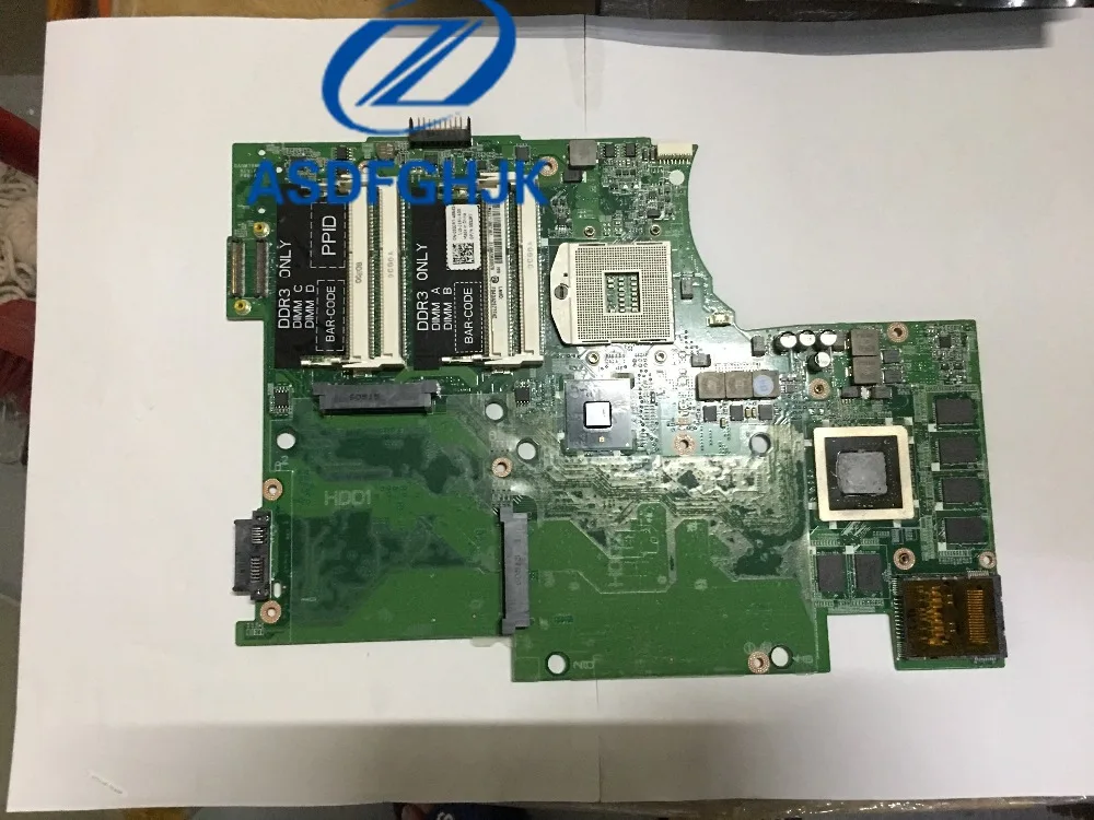 Материнская плата для ноутбука Dell XPS 17R L701X CN 053JR7 HM57 DDR3 GT445M 3 ГБ основная плата|Платы