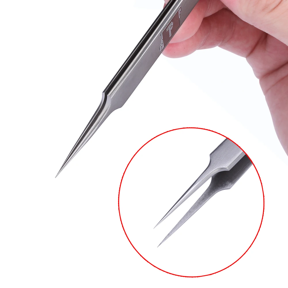Пинцет из нержавеющей стали для точного ремонта телефона|stainless steel tweezers|steel