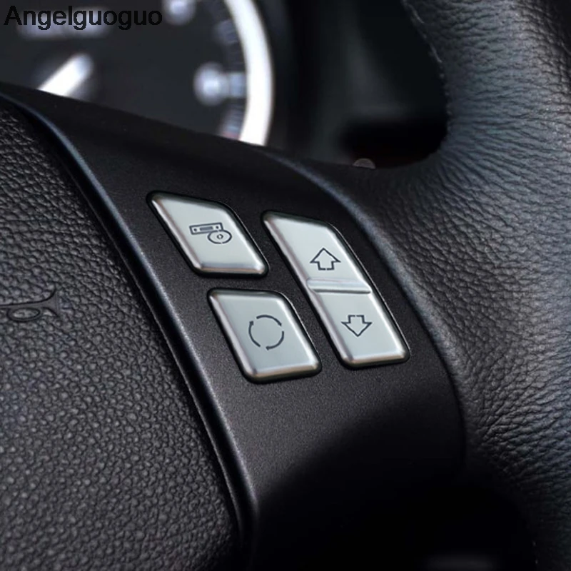 Декоративные кнопки на руль автомобиля блестки для BMW 3 серии E90 318i 320i 2005