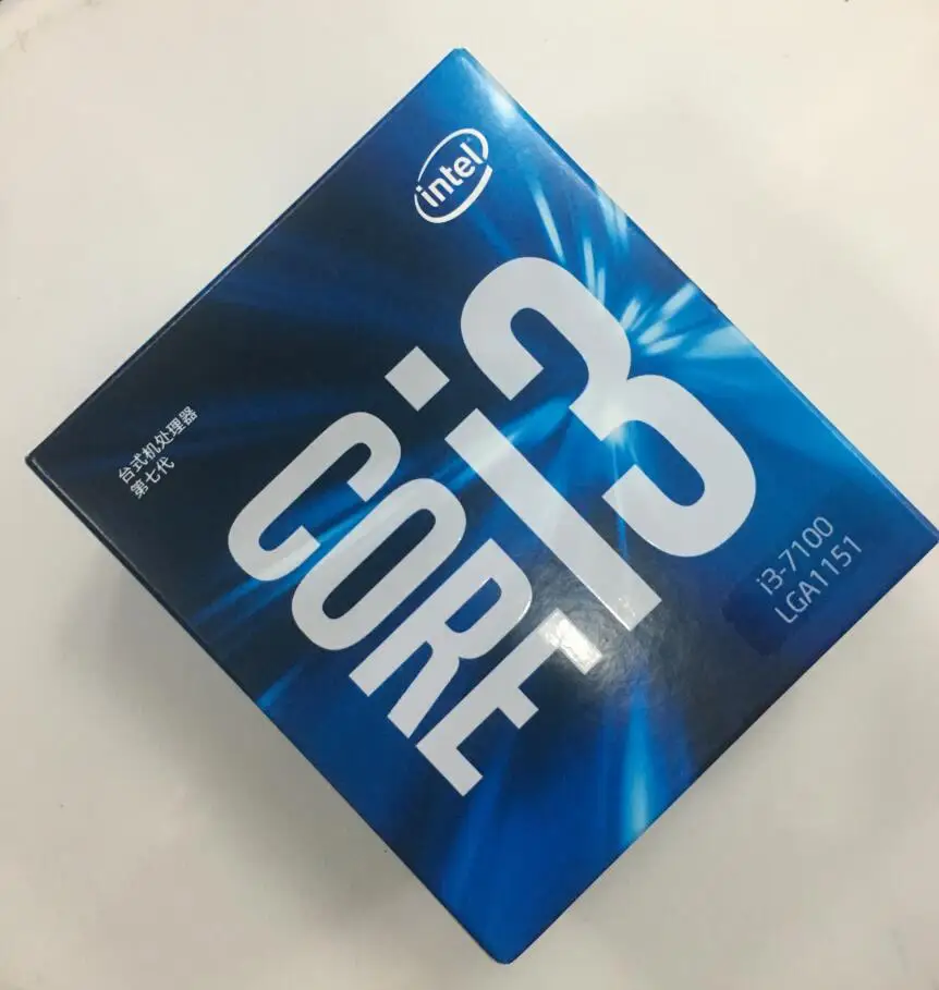 Intel Core i3 7 серии процессор I3 7100 в штучной упаковке Процессор LGA 1151 land FC 14 нанометров