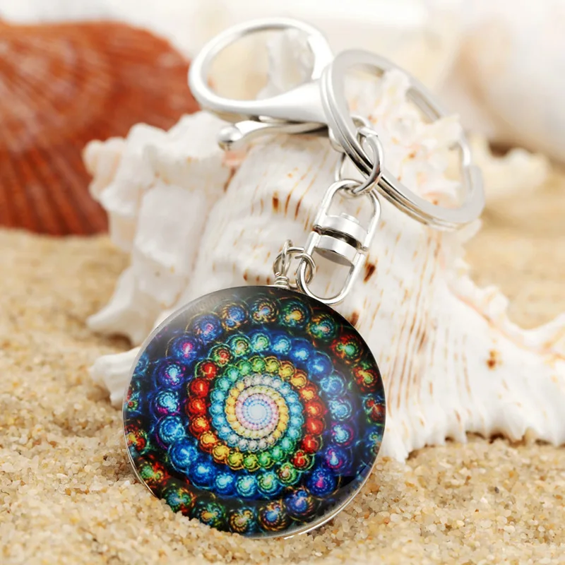 ZOSHI Горячее предложение новый красочный брелок с эмалью &quotЦветок&quot кристаллами