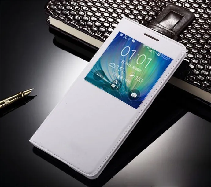 Чехол-книжка из искусственной кожи с открытым окном для samsung A5, чехол-подставка для телефона, чехол s для samsung Galaxy A7 A750