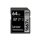Новое поступление! Карта памяти Lexar 1667X, 64 ГБ, 128 ГБ, 256 ГБ, SDXC, U3, 250 дюйма, стандарта 10, карта памяти SD V60 для 3D видеокамеры 4K