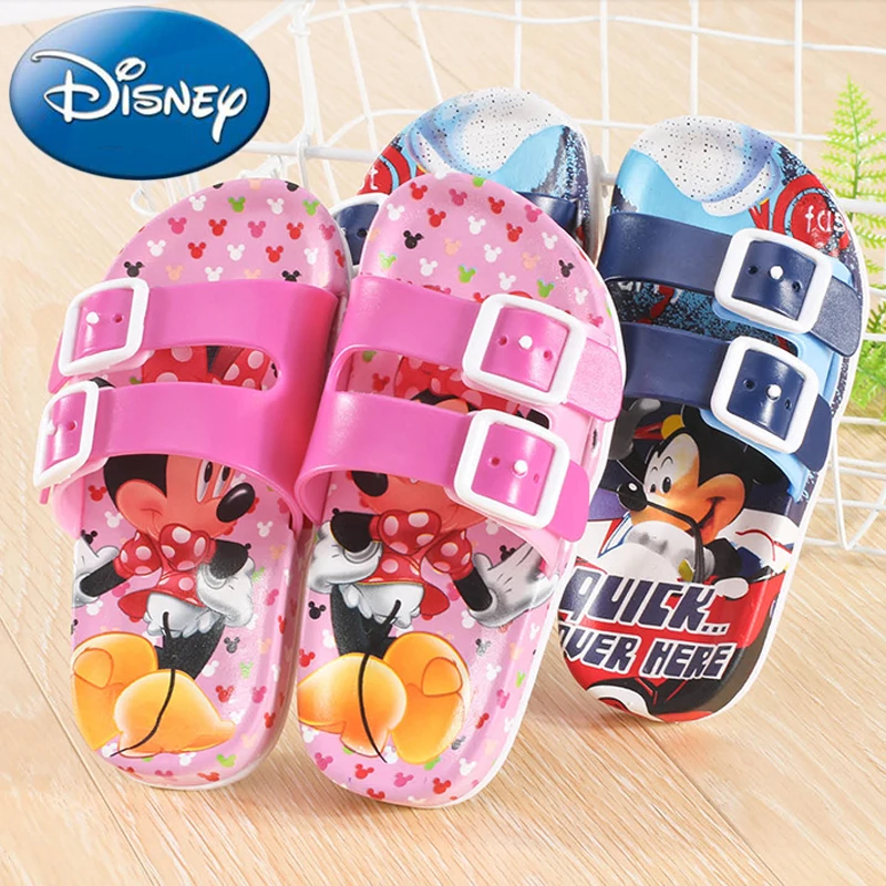 2018 Disney крутые тапочки детская обувь детские летние Нескользящие пляжные с