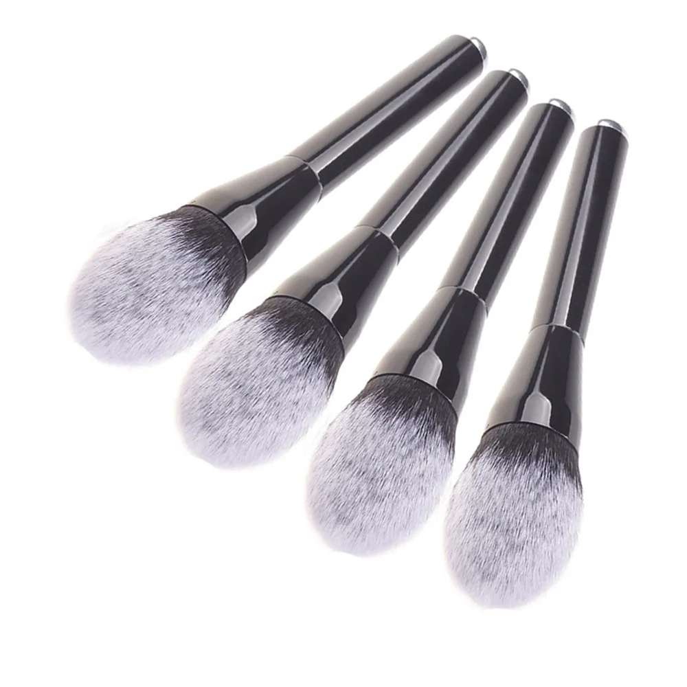 1 шт. черная алюминиевая трубка Премиум Кисть для макияжа Румяна порошок