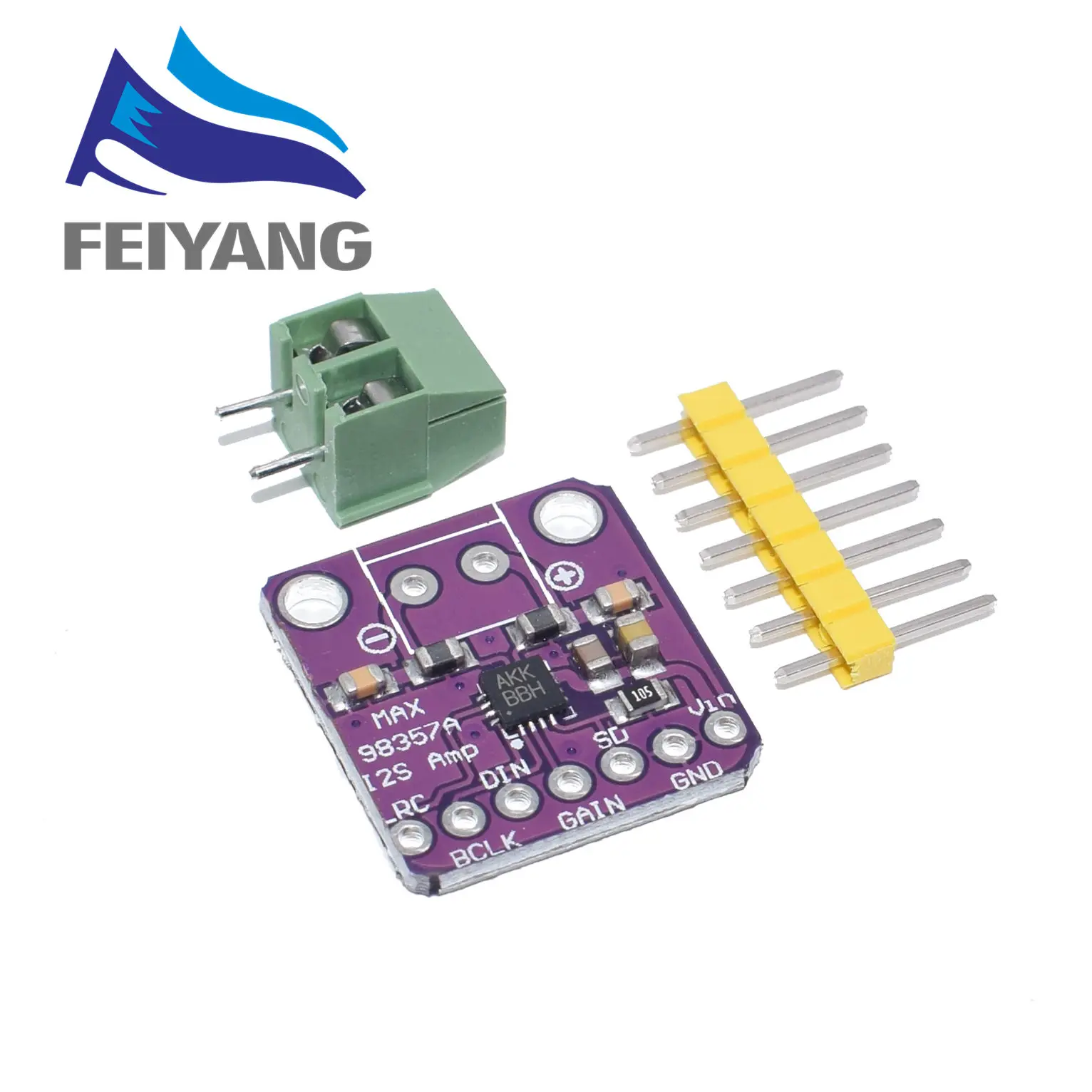 10 шт. Max98357 3 Вт Класс D усилитель Breakout интерфейс I2s Dac декодер модуль без фильтра