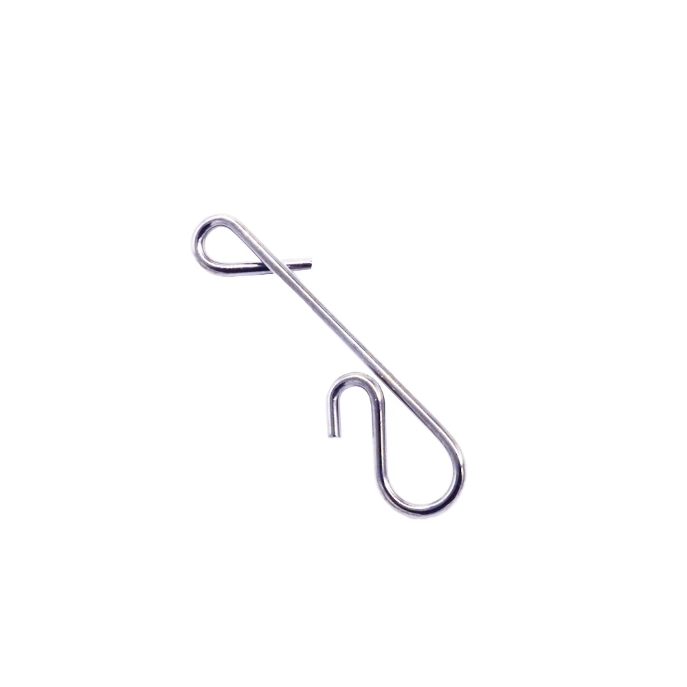 

100pcs Braid Knotless Connectors Fishing Line Wire Connector Fishing Barrel Swivel Accessory Pesca Tackle Tool Lure