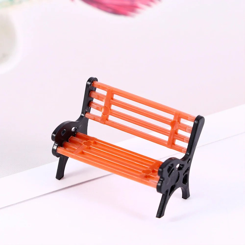 Мини садовое украшение миниатюрное скамейка для парка DIY домашний декор модель