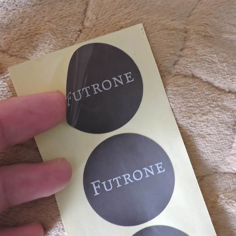 Пользовательский печатный логотип подарочная бумага клейкая наклейка