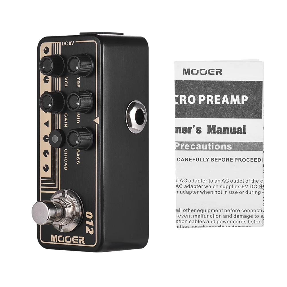 Mooer MICRO PREAMP Series 012 US GOLD 100 цифровой усилитель в британском стиле гитарный эффект