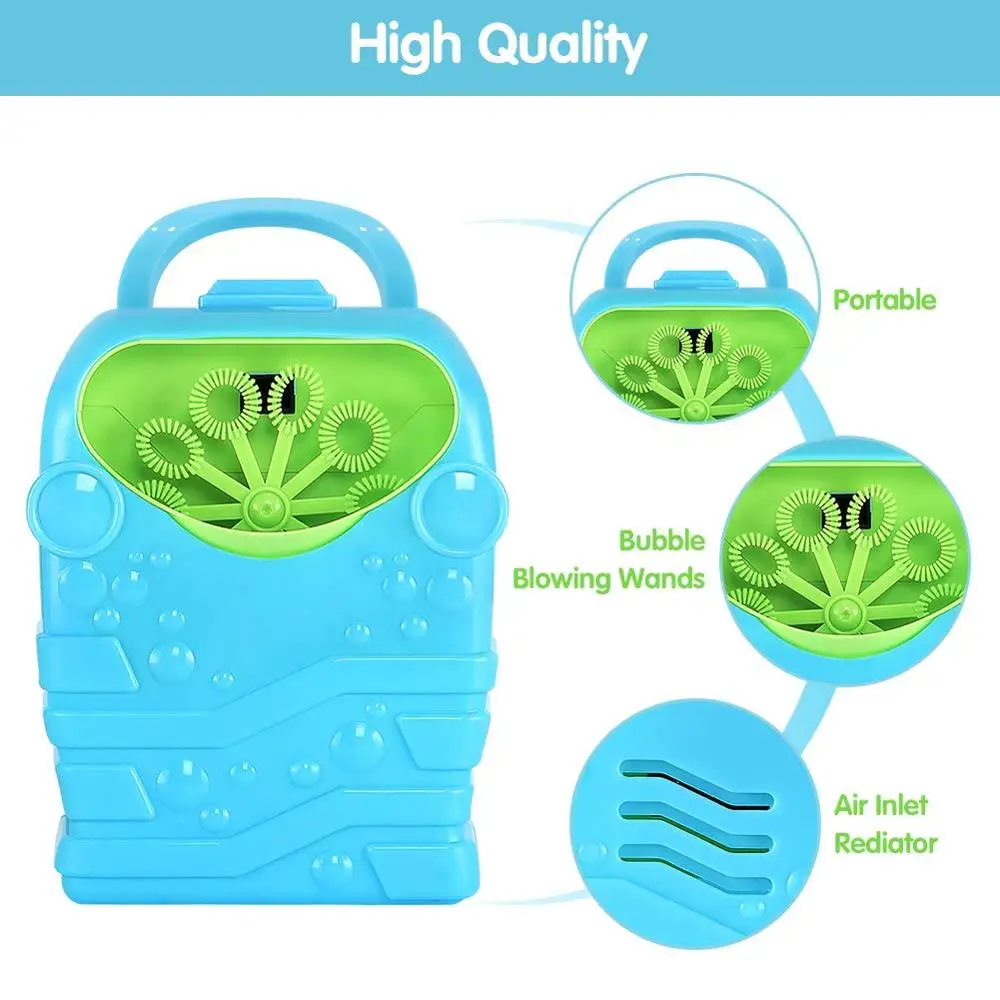 Пузырчатая машина детский долговечный автоматический воздуходувка для девочек