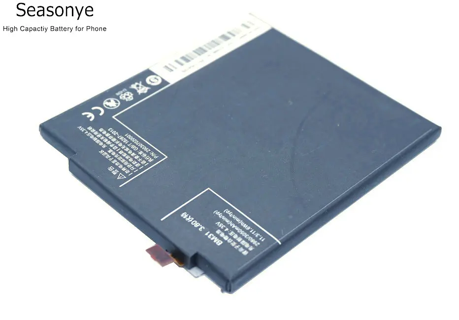 Seasonye Новый 3050mAh / 11.6Wh BM31 BM 31 телефонный Сменный аккумулятор для Xiaomi mi3 3 m3 m mi Батарея