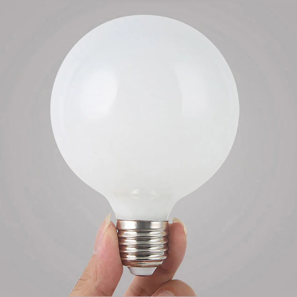 Светодиодная лампа круглая E27 декоративная для дома фотосъемки туалетный столик
