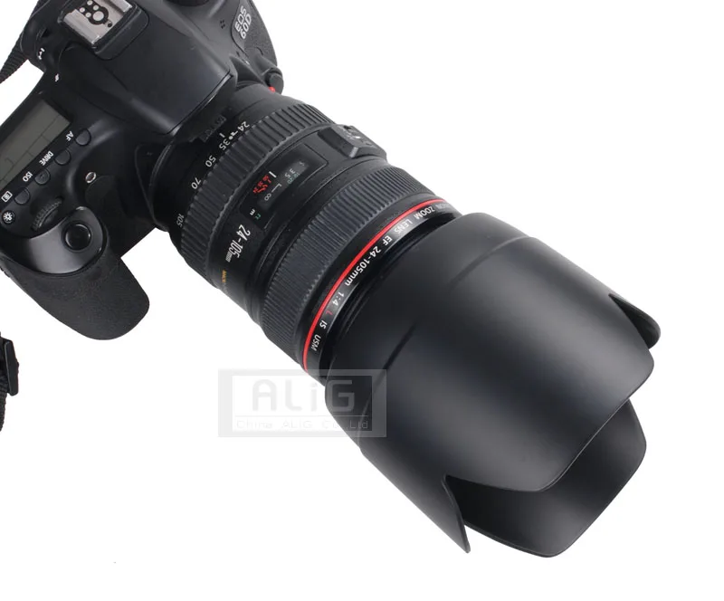 Для CANON EF 24 105 мм f/4L IS USM бленда объектива камеры 77 байонет фильтра (несовместим с