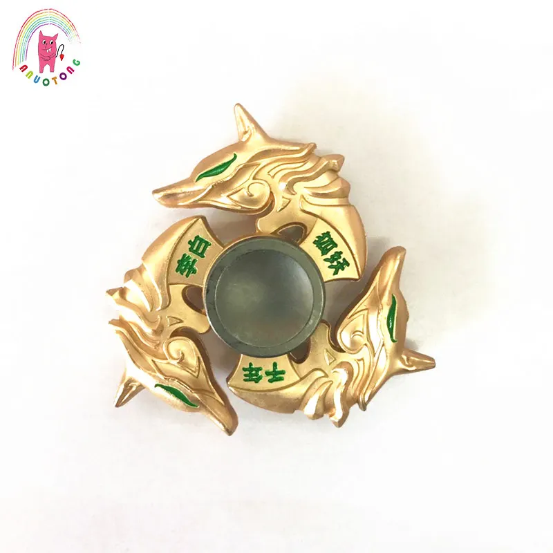 libai Горячая EDC Tri-Spinner Металлический фиджет-Спиннер антистресс ручной Спиннер Vinger Wiel Спиннеры ADHD Speelgoed - Цвет: libai