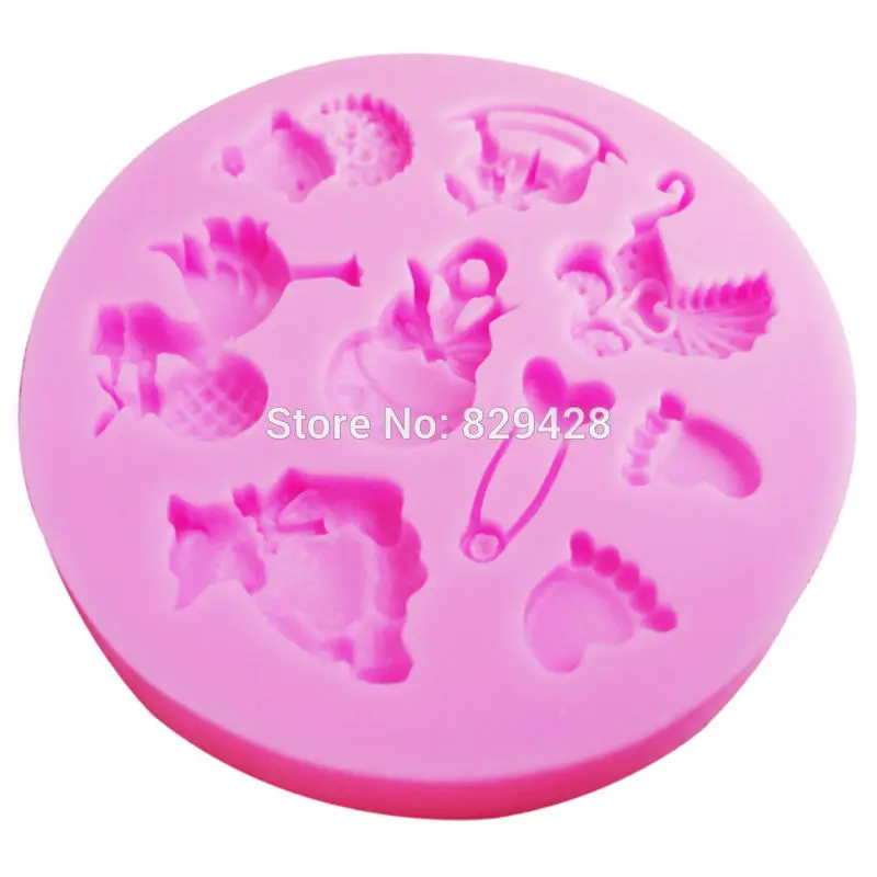 Силиконовая форма для детского праздника помадки инструменты украшения тортов