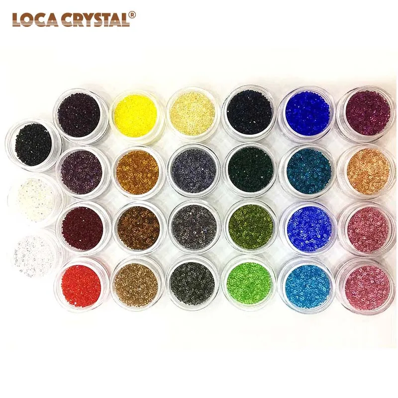 Украшения для дизайна ногтей свободные микро Стразы бисер 1 3 4 мм кристалл шатон