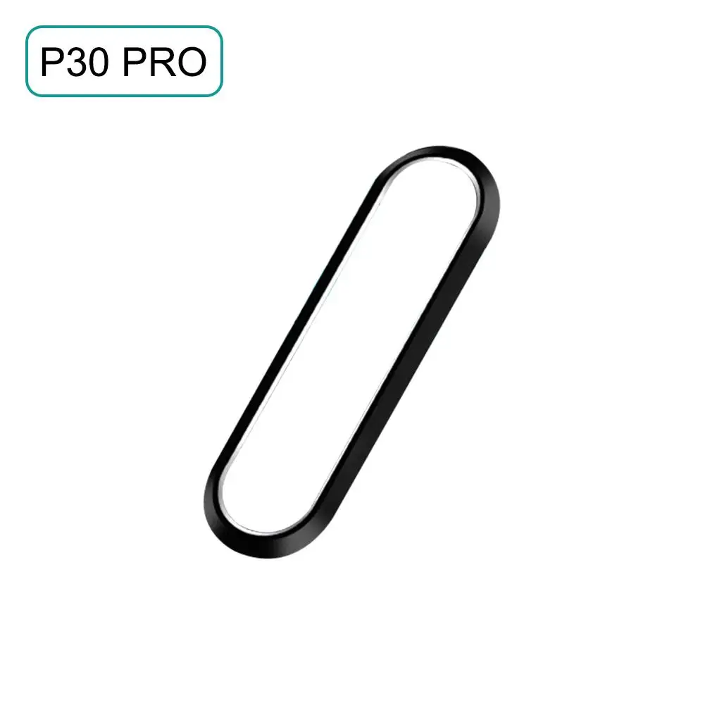 Защита для камеры из закаленного стекла для huawei P30 P30Pro, металлическое заднее кольцо для объектива камеры, защита от царапин, полное покрытие, круг
